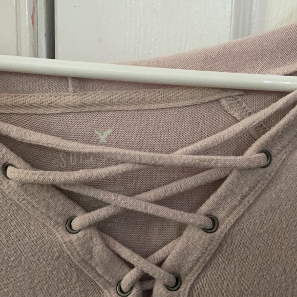 american eagle sweatshirt pink - Picture 5 of 7